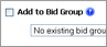 Group Bidding Snapshot