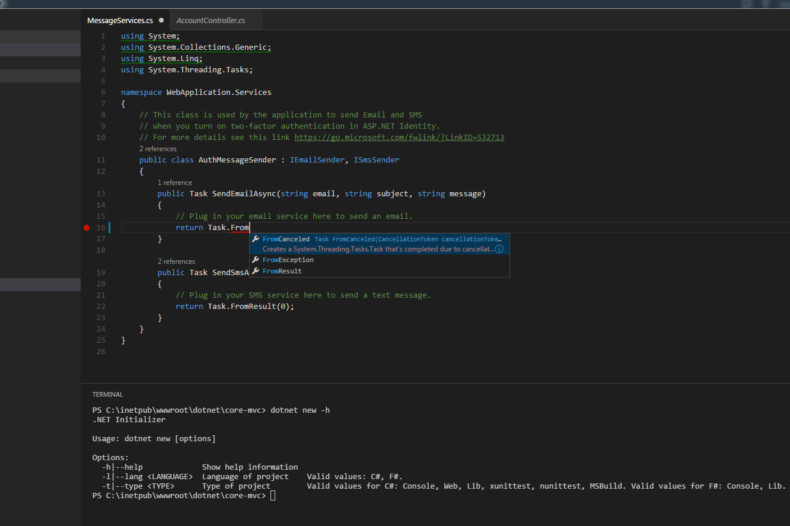 Extending C# with Roslyn and Code Aware Libraries