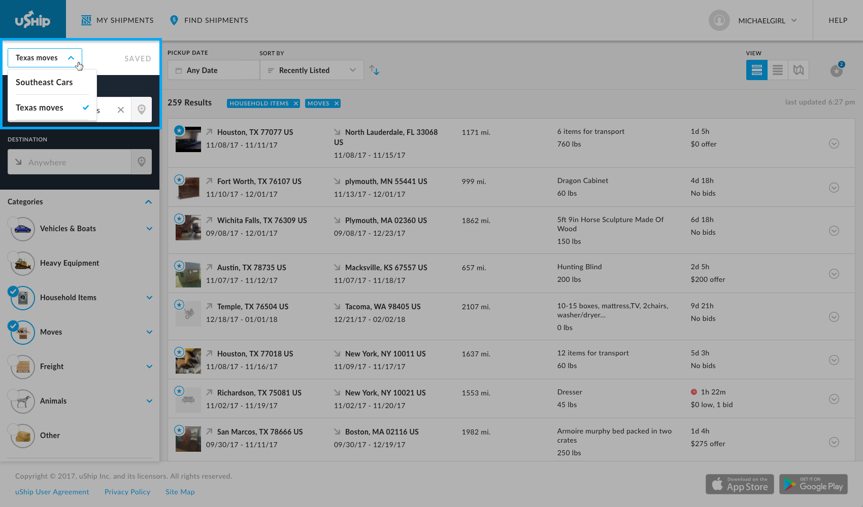 uShip Launches New 'Find Shipments' Experience The uShip Blog
