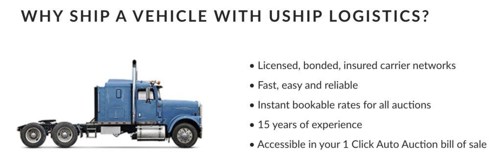 Truck uShip Logistics auto shipping broker