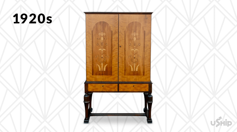 1920s furniture design art deco wood vintage dresser