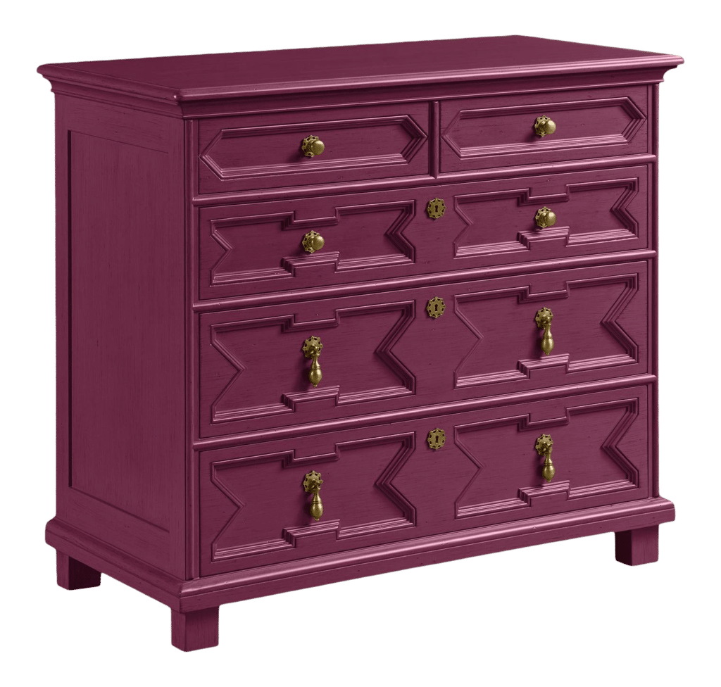 purple 6 drawer dresser