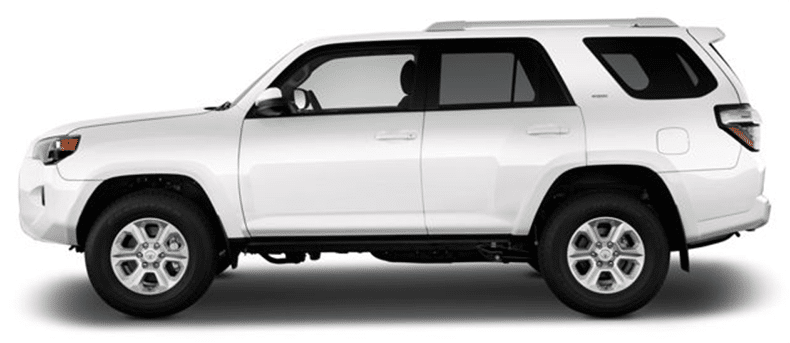 Toyota 4Runner white side view
