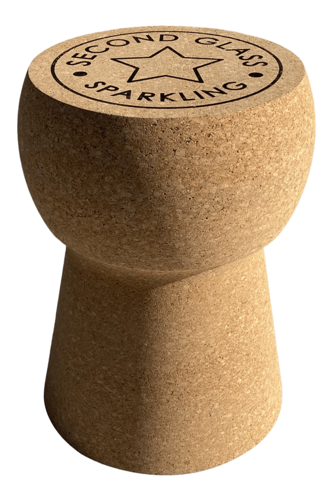 lifesized wine cork stool, find on chairish