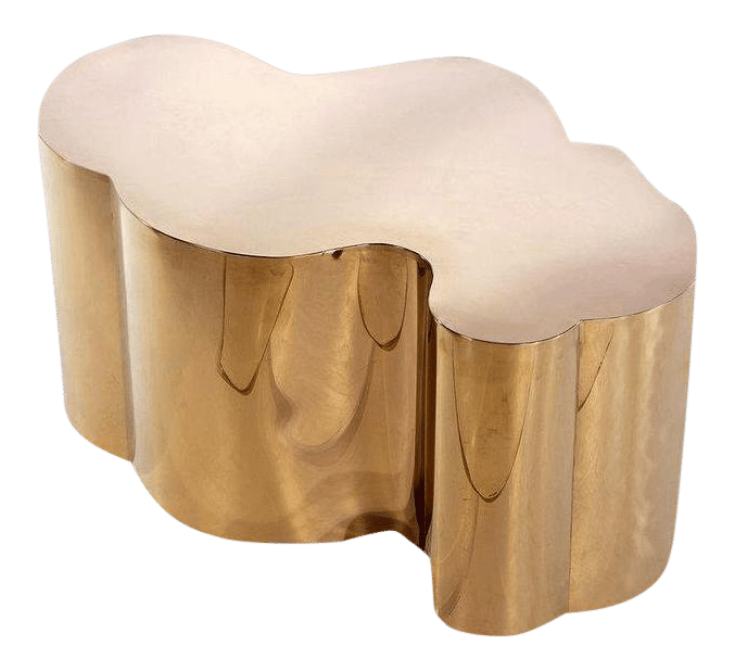 gold coffee table