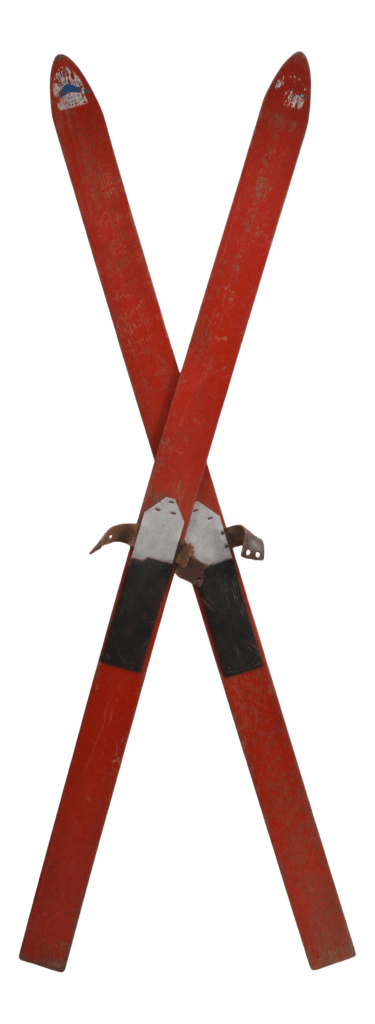 chairish gift guide - vintage skis