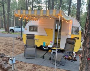 vintage travel trailer