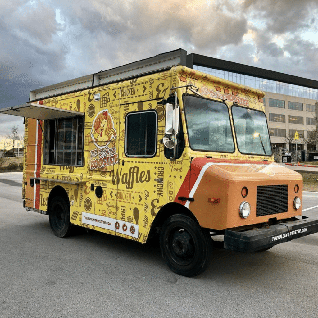 Rolling Rooster food truck in Austin, TX