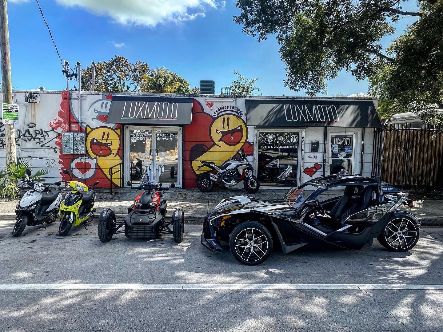 slingshot rental in miami