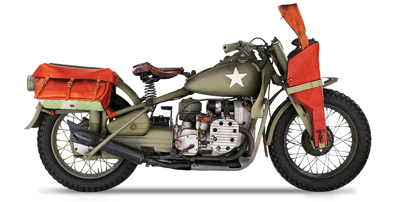 1940s vintage military motorcycle