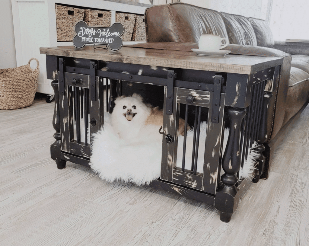 Etsy furniture Custom Dog Kennel