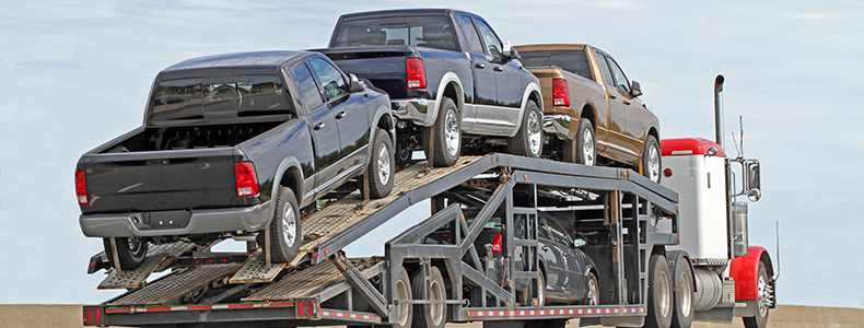 open shipping trucks enclosed transport