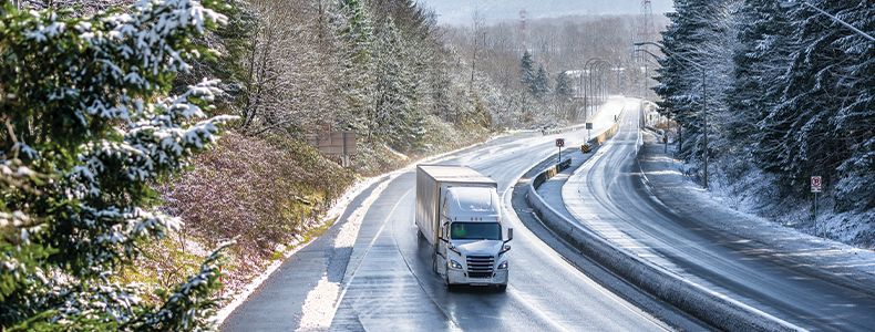 seasons impact vehicle shipping semi truck slick road seasonal challenges in vehicle shipping