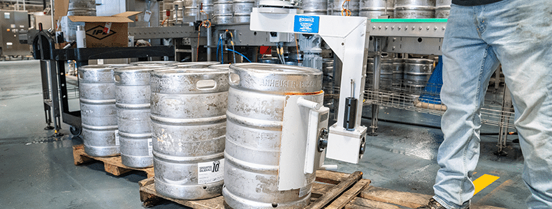 beer kegs ready for freight class calculation