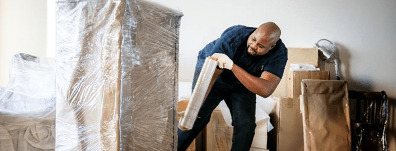 professional furniture movers expertly pack your stuff