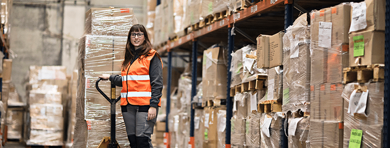 business shipper who knows how to palletize a shipment