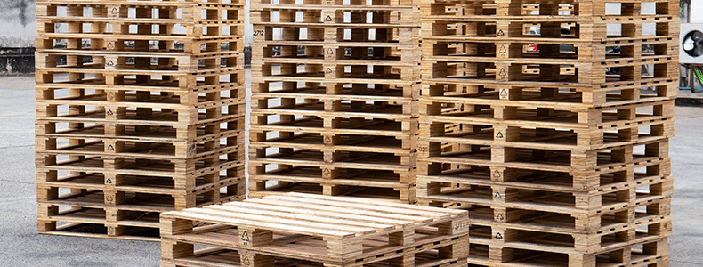 example of wooden pallets 