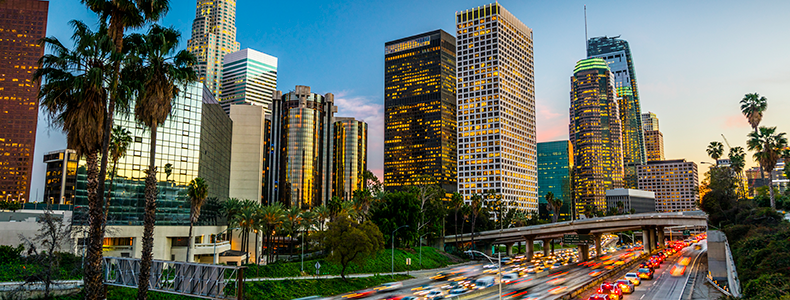 city view of los angeles