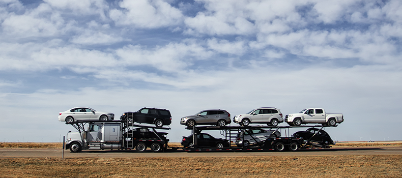 open transport vehicle trailer