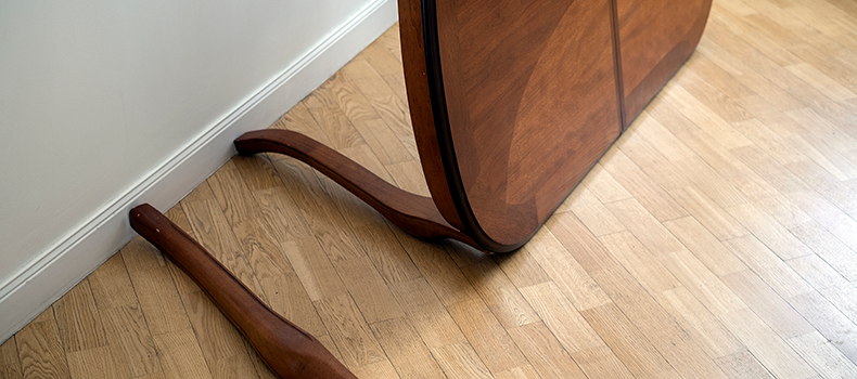 damaged furniture shipment