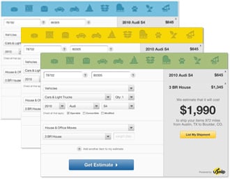 instant ship calculator - car shipping estimate instant